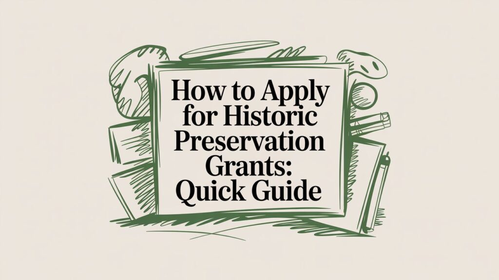 Curated visual reference: Visual Reference: How To Apply For Historic Preservation Grants Quick Guide