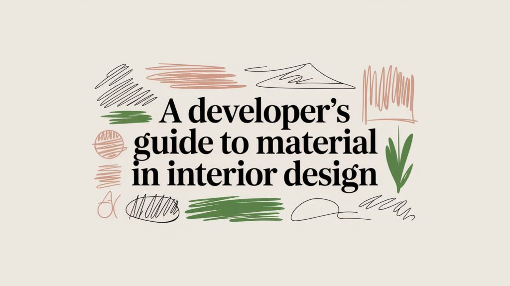 A Developer's Guide to Material in Interior Design