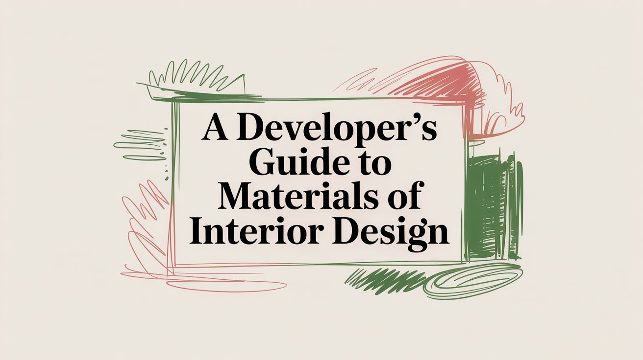 A Developer's Guide to Materials of Interior Design